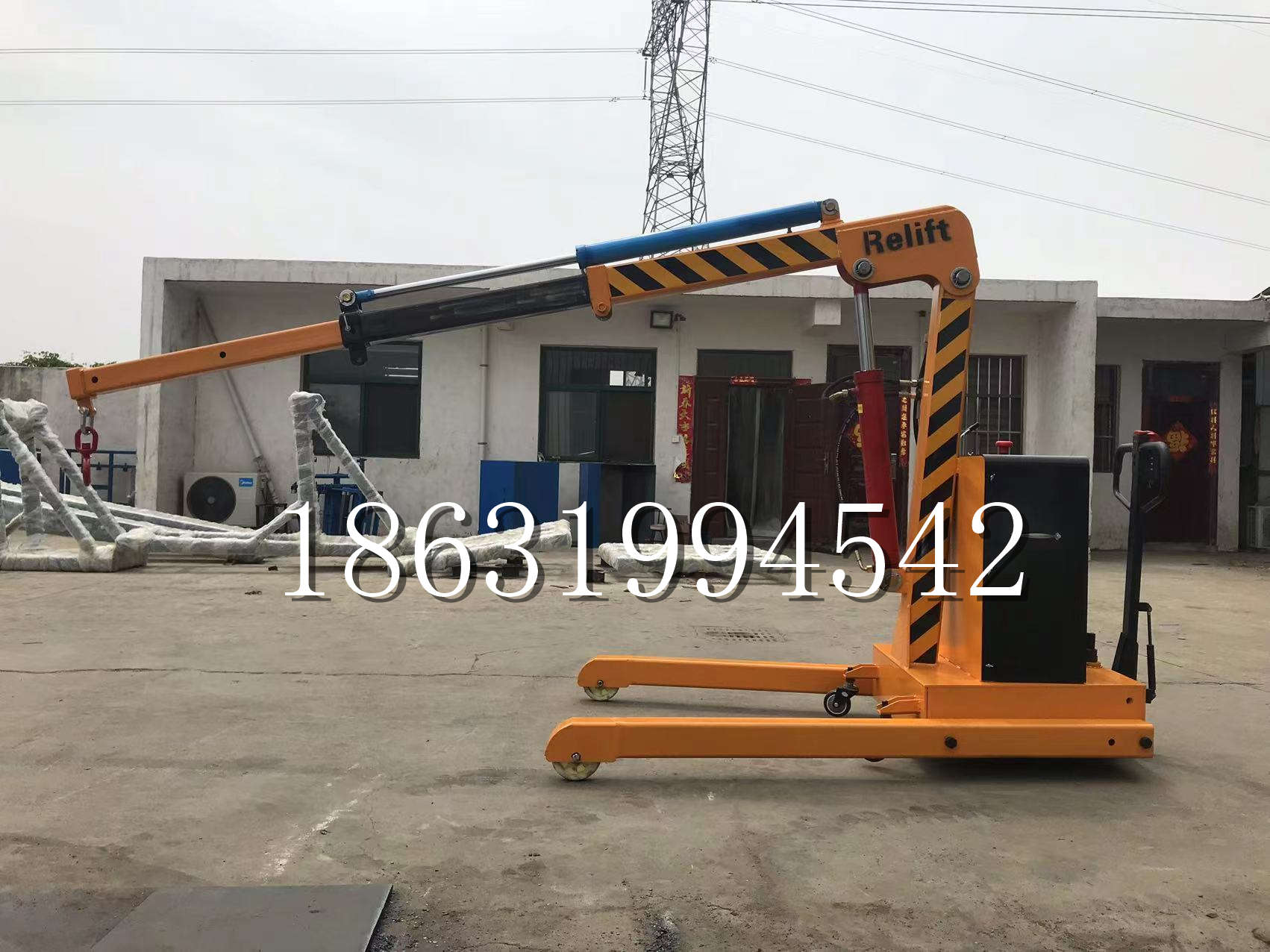 井陉县久征定做3吨三轮随车吊 农用园林绿化移树吊 平板工程用小吊机