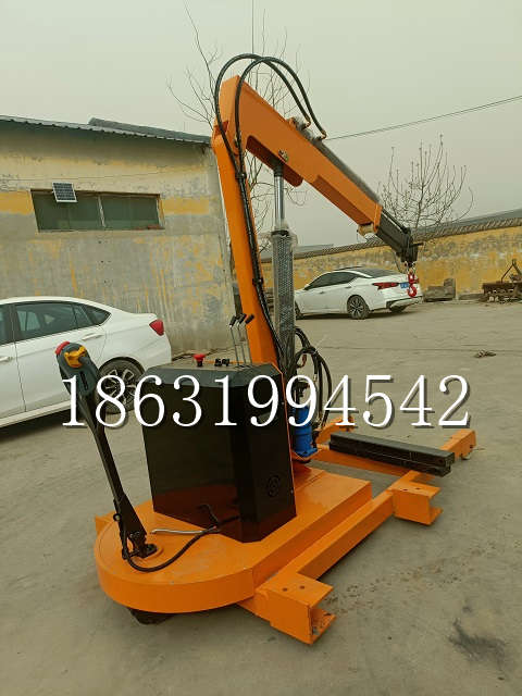 井陉县自卸车厢随车吊 自制轮式四不像起重机 四驱平板吊 5吨 贵盛